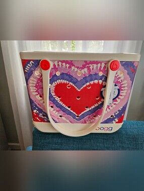 BOGG BAG Baby Bog Bag With Red Heart Purple and Pink Accents